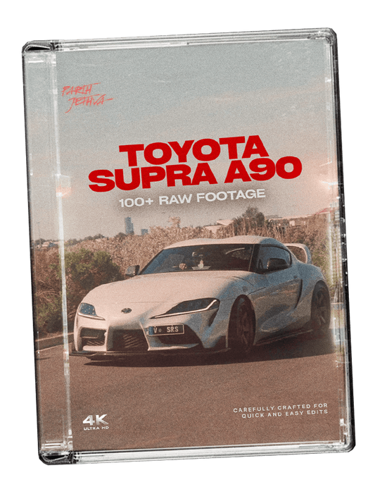 TOYOTA SUPRA GR — 100+ 4K 10 BIT RAW FOOTAGE (RARE FIND)